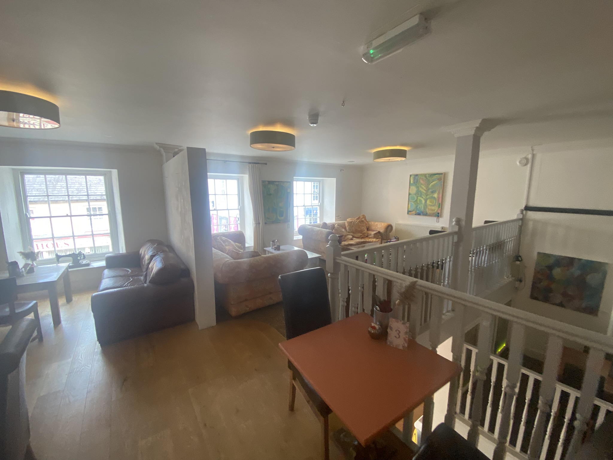 Plenty of room upstairs to relax 
